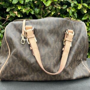 Michael Kors Large Signature Monogram Speedy Bag without crossbody strap